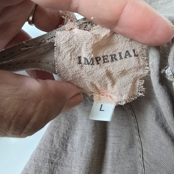 Imperial Womens Open Back Tie Dye Top L - Picture 3 of 6